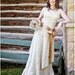 Wedding dress Vintage Handmade Bridal Gown Wedding Dress Lace Corset Top SAMPLE SALE