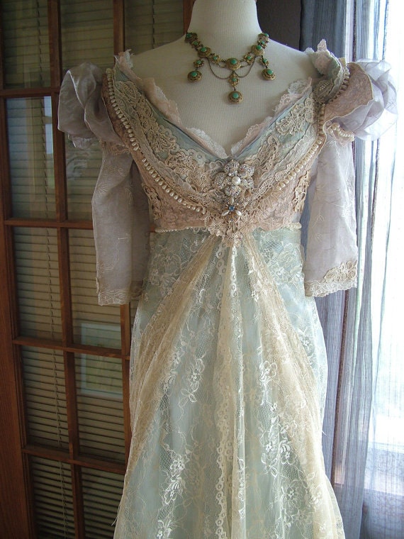 Cinderella Breathe Ever After WEDDING DRESS creation bridal gown original handmade dress