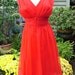1950s 1960s cherry red chiffon penior nightgown cocktail dress pin up burlesque sexy marilyn monroe