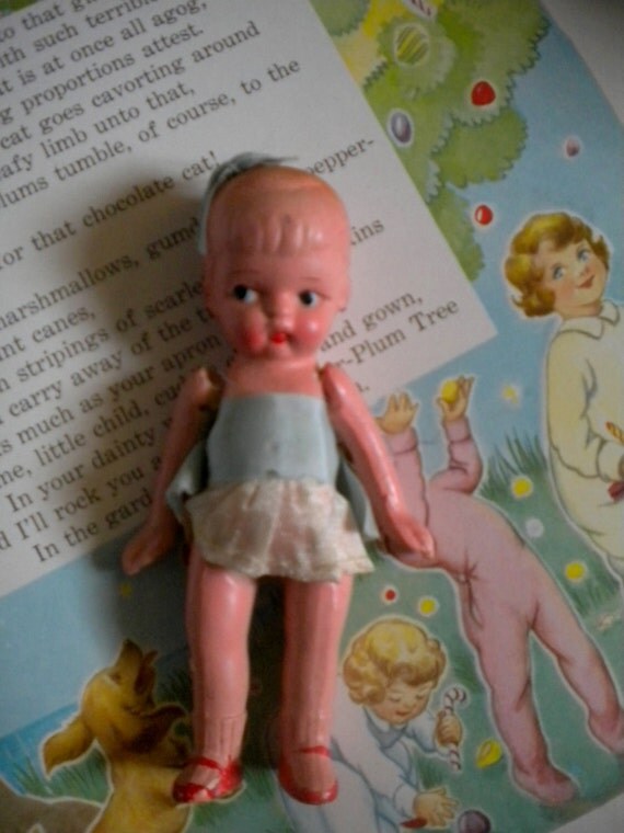 1930s Bisque Doll / antique doll / Deco Dolly