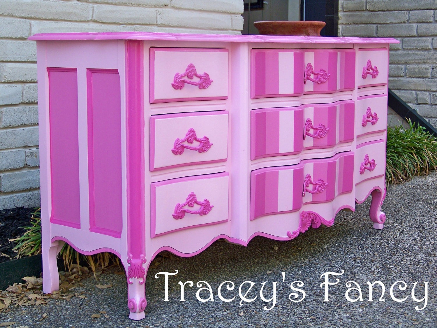 Ariel/Vintage French Custom Painted Dresser - MADE TO ORDER