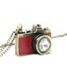 Go Shooting - Red Leather Camera Necklace
