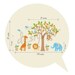 Children Wall Decal Wall Sticker -Safari Tree Wall Decal - dd1040