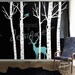 Tree Wall Decal Deer wall decal   dd1008