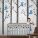 Tree Wall Decal Wall Sticker -Tree with Owls kid wall decal- dd1045