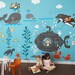 Kid Wall Decals - Underwater world decal Wall Sticker -dd1056