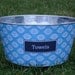 Design Your Own Personalized Party Tub- round galvanized Willow toybin