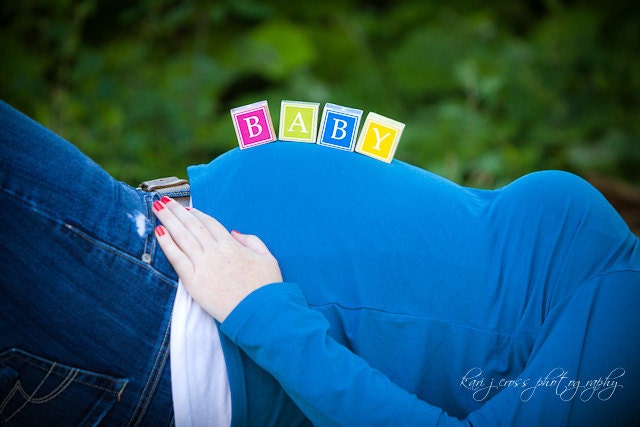 Childrens wooden letter blocks- custom you choose the letters