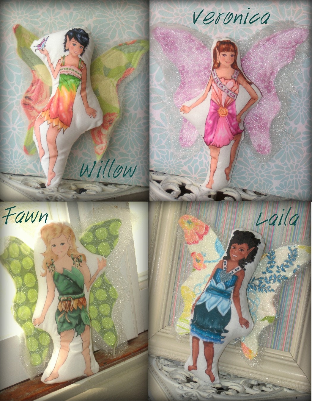 Fairy Doll Summer Petals 9"  - Willow