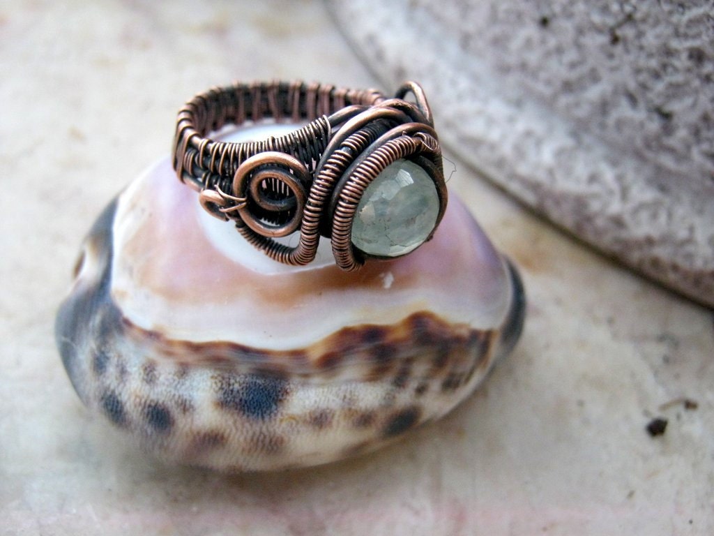 prehnite ring in copper