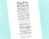 Modern Wedding Invitation PRINTABLE