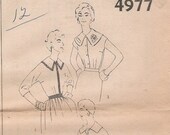 Simplicity 4977, Size 12 Set of Blouses