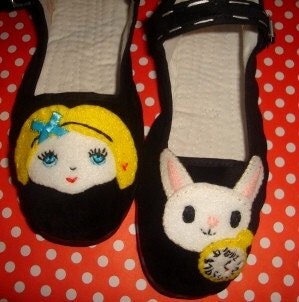 Reserved for PixySilverPenny Little Wonderland Maryjanes