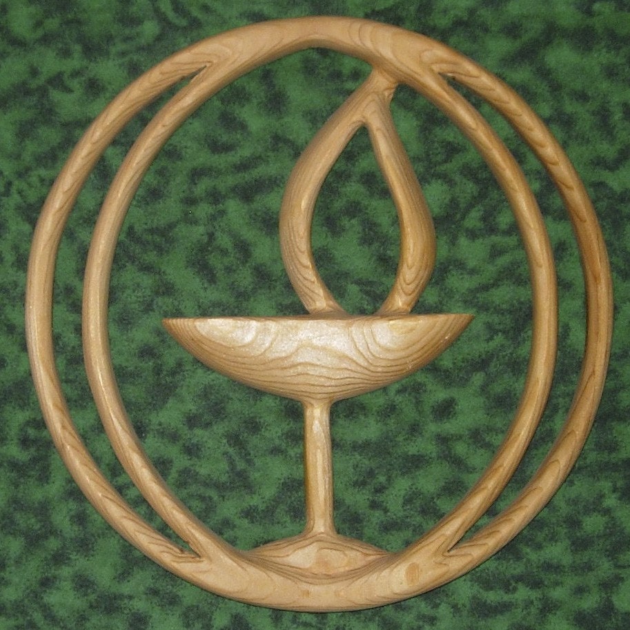Unitarian Universalist Chalice UUC Flaming By Signsofspirit