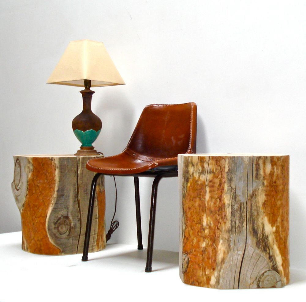 RESERVED FOR POM - Reclaimed Timber Side Table
