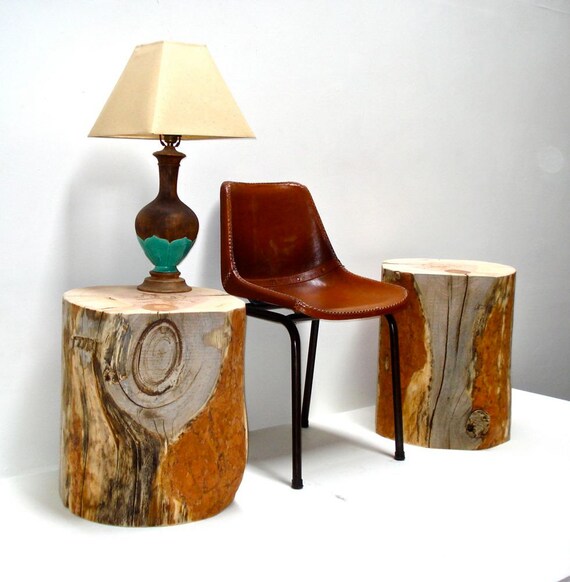 RESERVED FOR POM - Reclaimed Timber Side Table