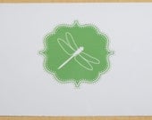 6 Dragonfly blank cards