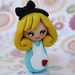 Alice in Wonderland kokeshi doll figurine