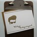 elvis thank you letterpress card: 3 pack