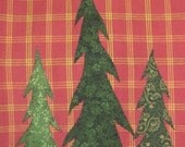 North Woods Applique PDF Pattern for Tea Towel