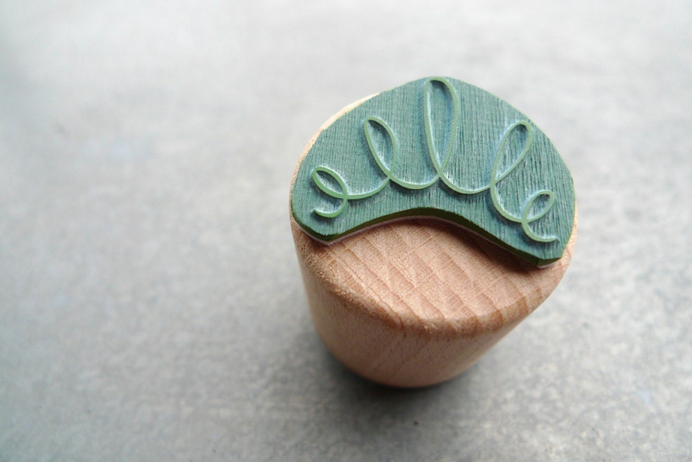 Rubber Stamp: Squiggle // Ornament