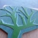 Rubber Stamp Set: Spiky Tree with dots