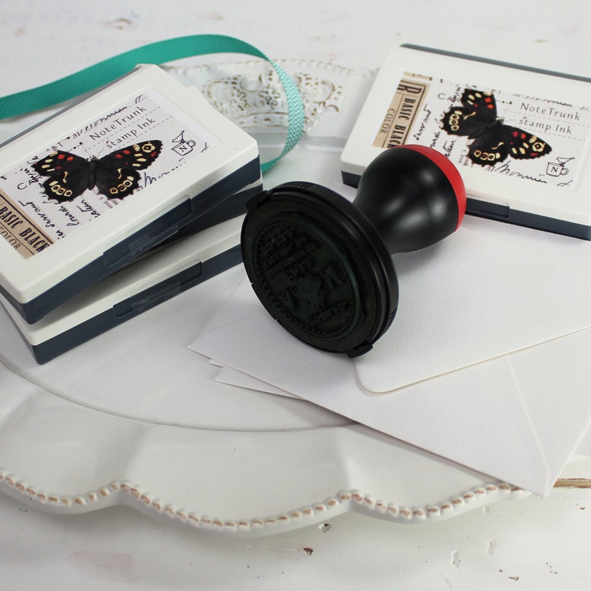 Black Ink Pad - For Address Stamps