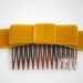 Mustard Yellow Velvet Ribbon Bow Hair Comb (Special Occasion, Party, Gift, front page etsy)