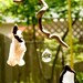 Driftwood mobile / sun catcher, Oregon driftwood and gem stones. FREE SHIPPING U.S. & Canada