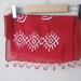 Traditional Turkish Wooden Hand printing Oya Scarf..authentic, romantic, elegant, white,red,blue, rose,weddings,bridal,fashion,lilac,purple,
