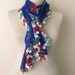 Traditional  Turkish Flowers  Fabric Rectangle  Guipure  Scarf ..authentic, romantic, elegant, fashion