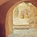 Jerusalem Courtyard - Old City - Israel Travel Photography - 5x7 Fine Art Photograph