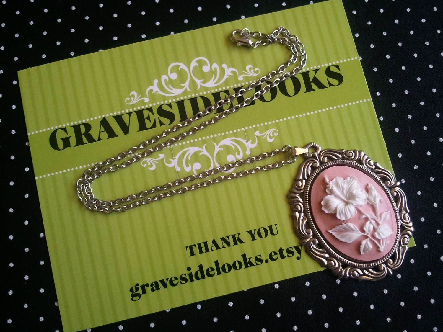 Last One and on SALE// Very Pretty Hibiscus Flower Necklace