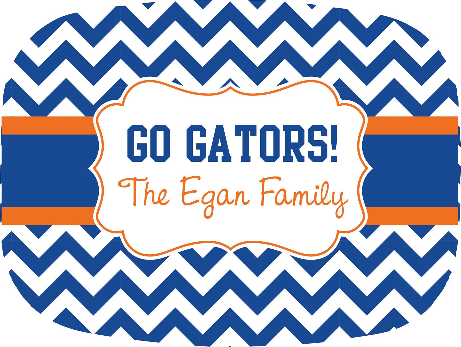 Melamine Platter - Go Team - Florida UF