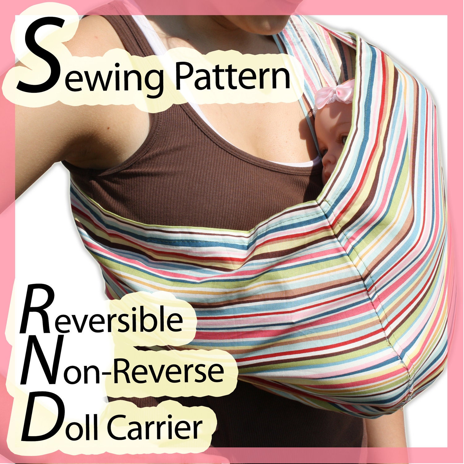 Pouch Sling Baby Carrier Sewing Pattern INSTANT by mammacandoit