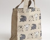 Lunch bag - Eco friendly - little sheeps.