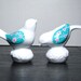 Painted Salt And Pepper Shakers- Porcelain Birds