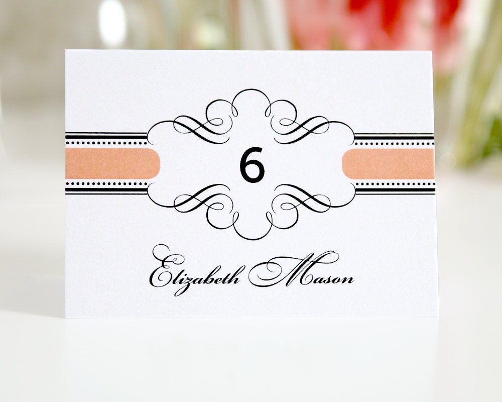Vintage Place Cards or Escort Cards for Your Wedding, Vintage Wrap Design Deposit