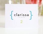 Modern Place Cards or Escort Cards for Your Wedding, Addition of Love Design Deposit