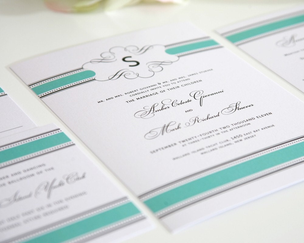 1940s Vintage Wedding Invitations - Vintage Wrap Deposit