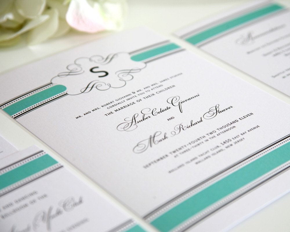 1940s Vintage Wedding Invitations - Vintage Wrap Deposit