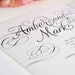 Elegant Wedding Invitation - Charming Script Sample