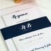 Whimsy and Script Wedding Invitations - Pretty, Whimsical, Unique Script Wedding Invite - Deposit