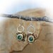 Bullet Rosette Earrings, 9mm Caliber, Swarovski Crystals, Sterling Silver Earwires