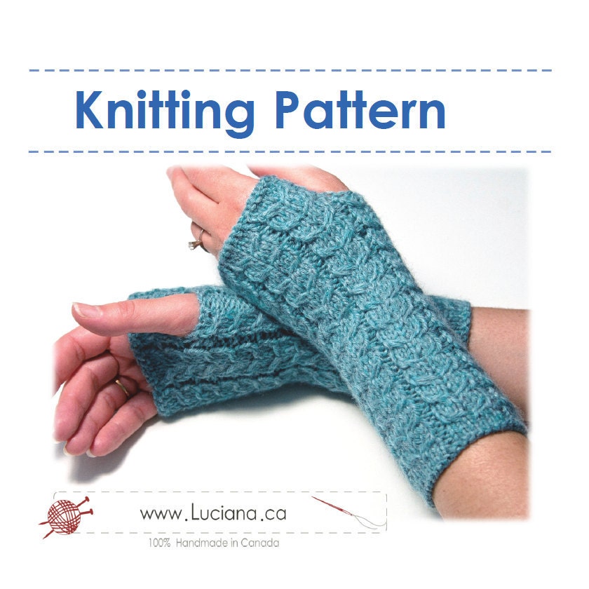 Knitting Pattern - Fingerless Gloves