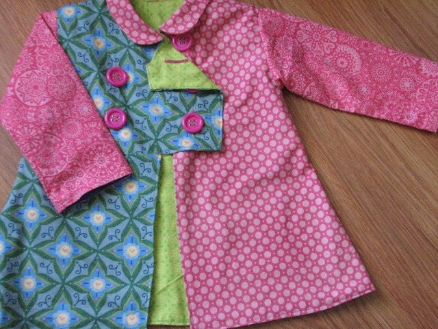 pdf COLD SNAP jacket pattern and tutorial...sizes 2T-5T, easy-to-sew