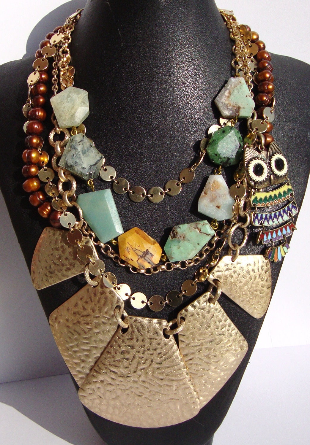 Vintage Statement Necklace by Ashlee Collection on Etsy