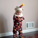 NEW---NEW---NEW Clown Bear coverall Hat. 12-24months