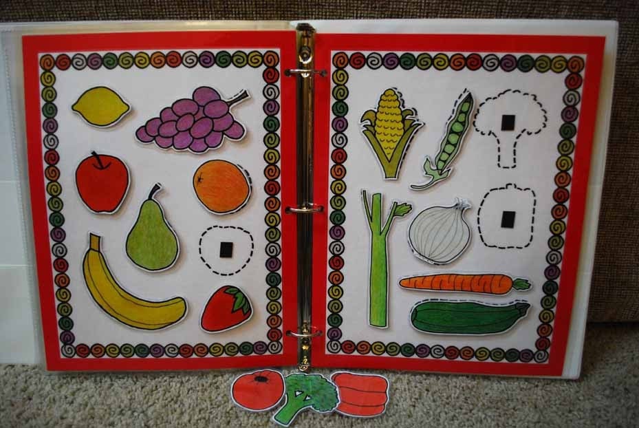 Fruit and Vegetable Printable Game