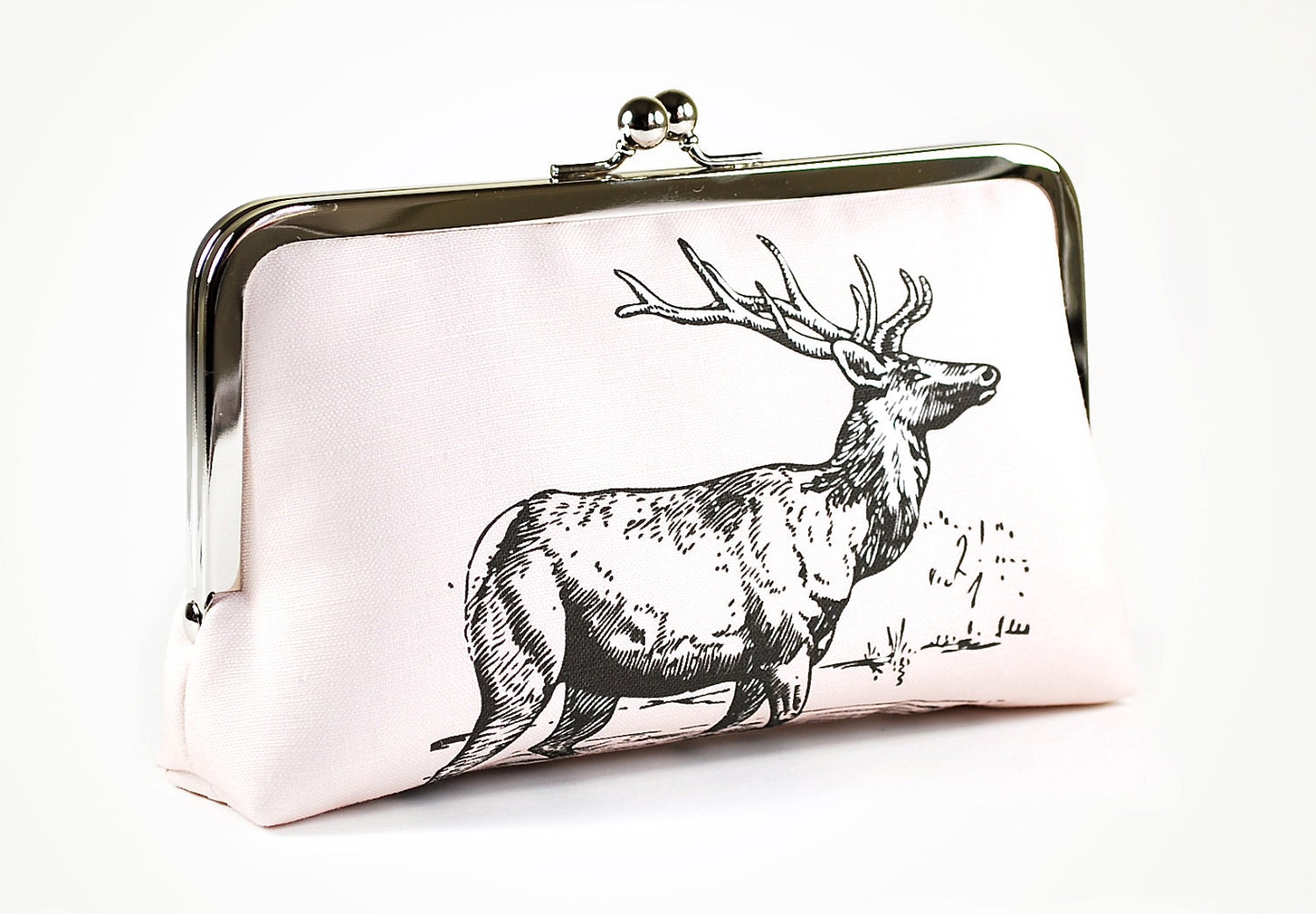 ON SALE Was 70 now 50 Clutch purse with elk
